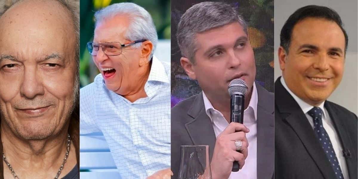Carlso Alberto, Erasmo Carlos, Gottino e Joel Datena vivem casamento com mulheres mais novas