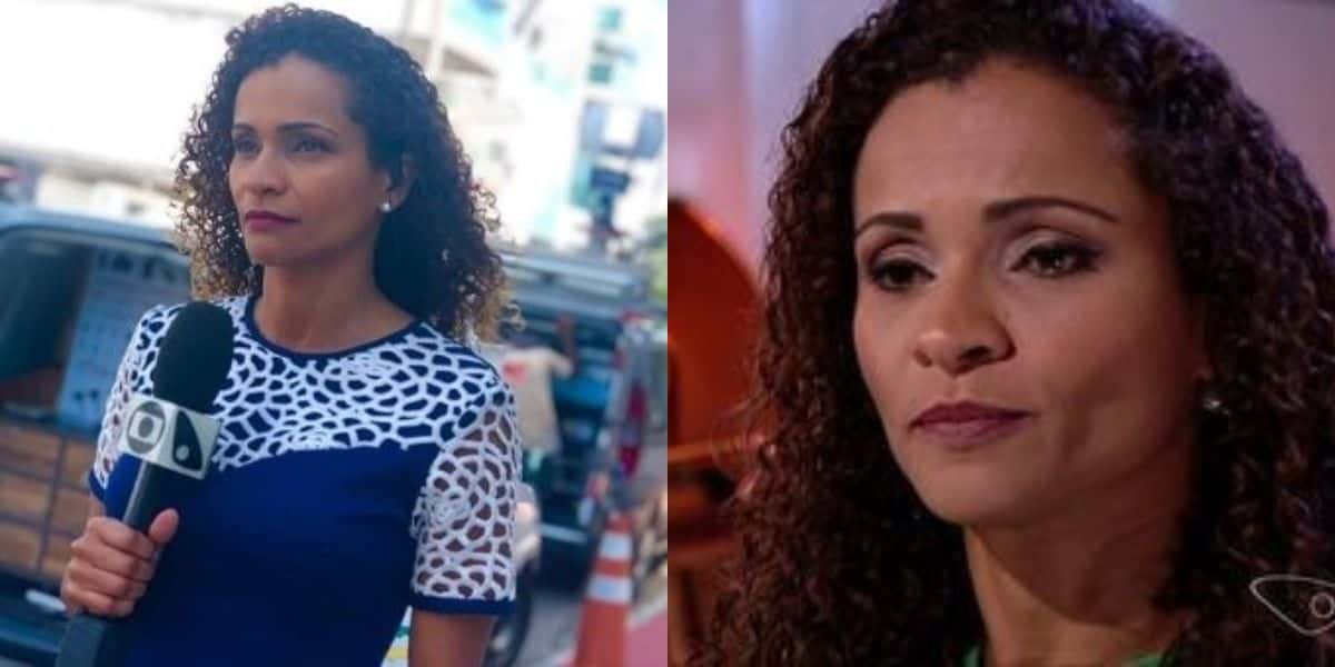 A repórter Daniela Carla foi ameaçada ao vivo por criminosos na TV Globo