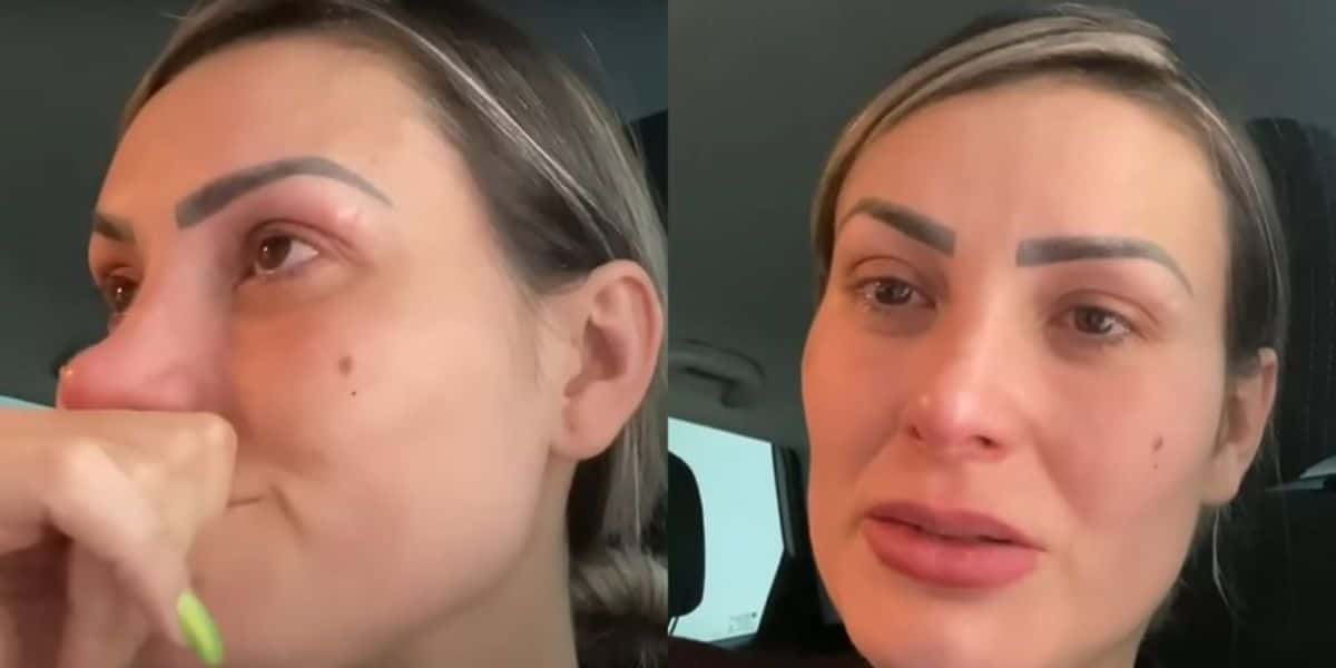 Andressa Urach aparece chorando no youtube ao comentar de briga com o filho