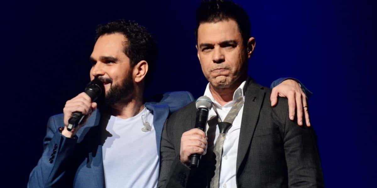 Luciano Camargo ao lado de Zezé Di Camargo (Foto: Divulgação)