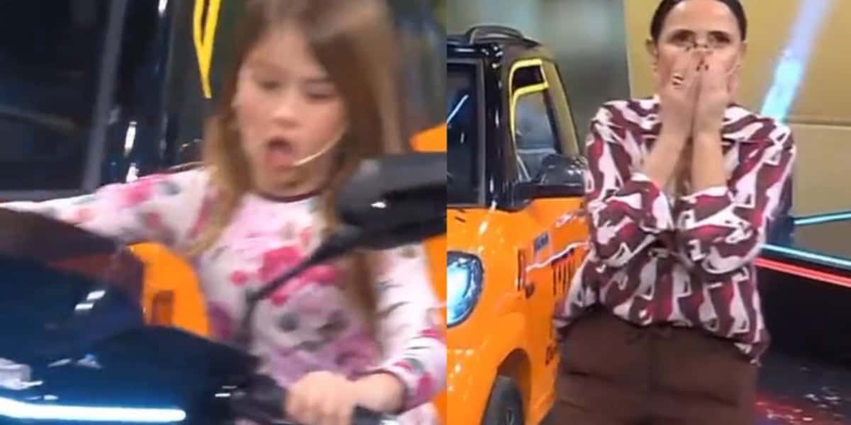 Garotinha, filha de atriz, quase causa tragédia em programa na TV (Imagem: Montagem)