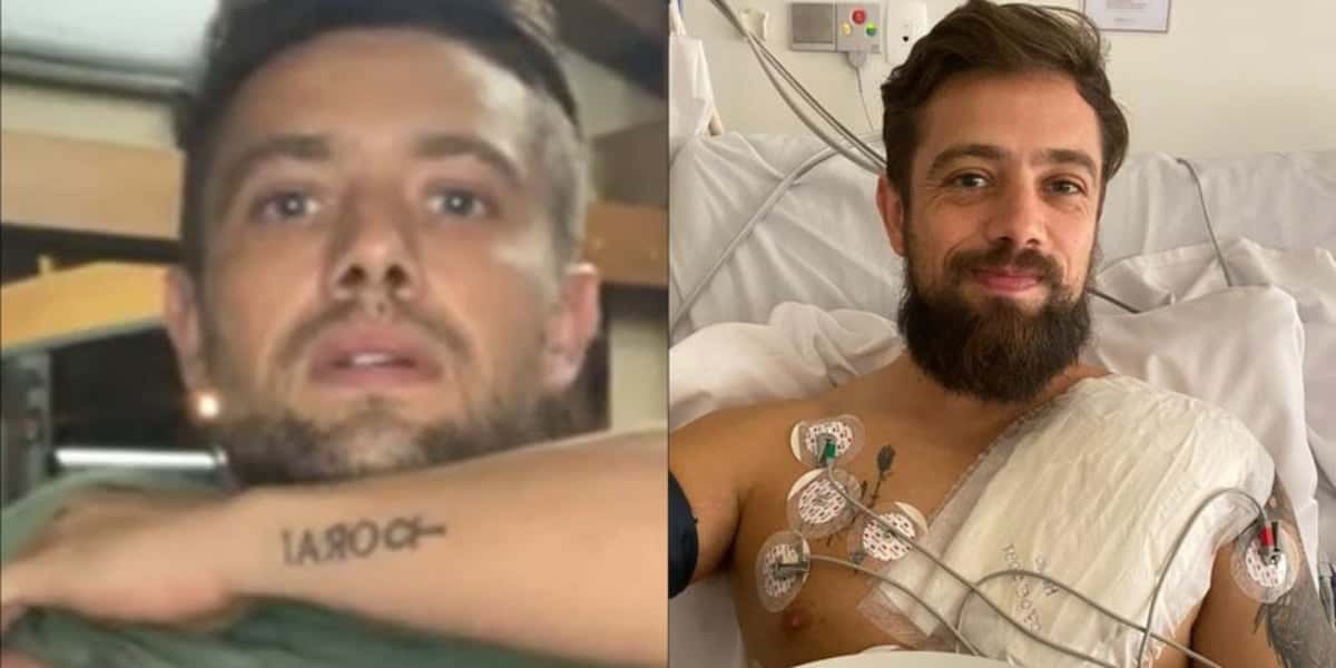 Rafael Cardoso passou por delicada cirurgia no coração ano passado (Imagem: Montagem)