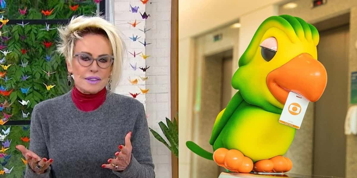 Ana Maria Braga e Fábio Caniatto, o Louro Mané, não se dão bem (Foto: Reprodução)