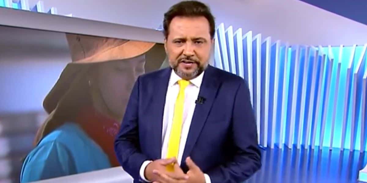 Geraldo Luís no "Balanço Geral" (Foto: Reprodução/Record)