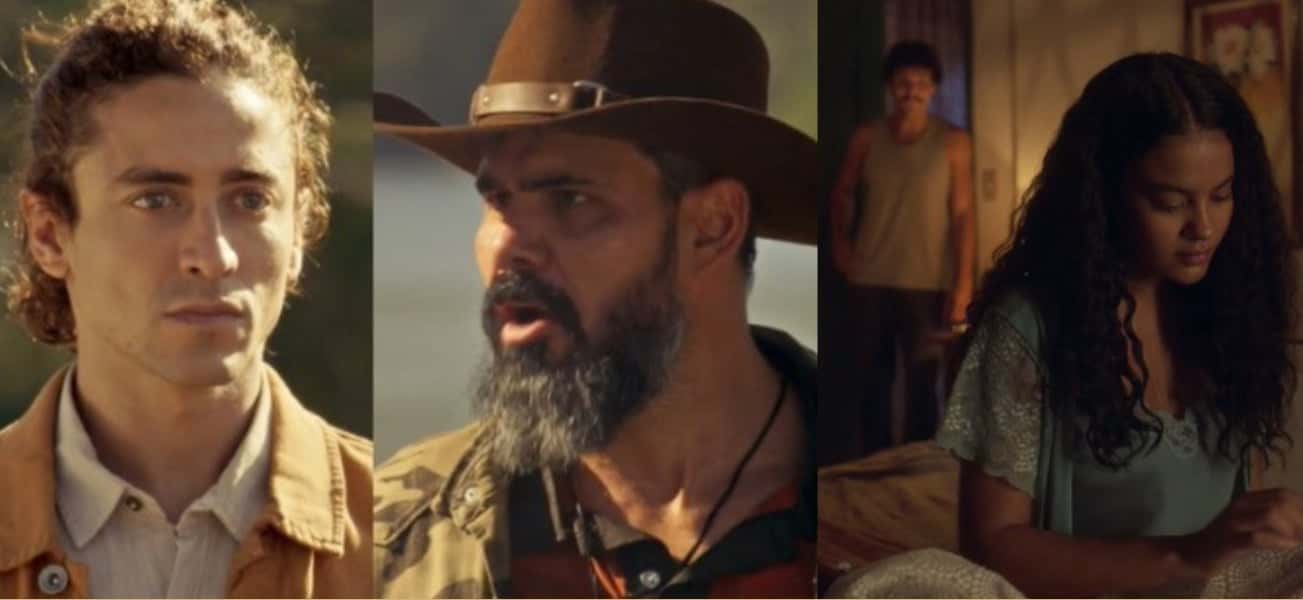 Com cenas emocionantes do casamento de Juma (Alanis Guillen) e Jove (Jesuíta Barbosa), Pantanal tem ibope em alta (Foto: Reprodução / Globo)
