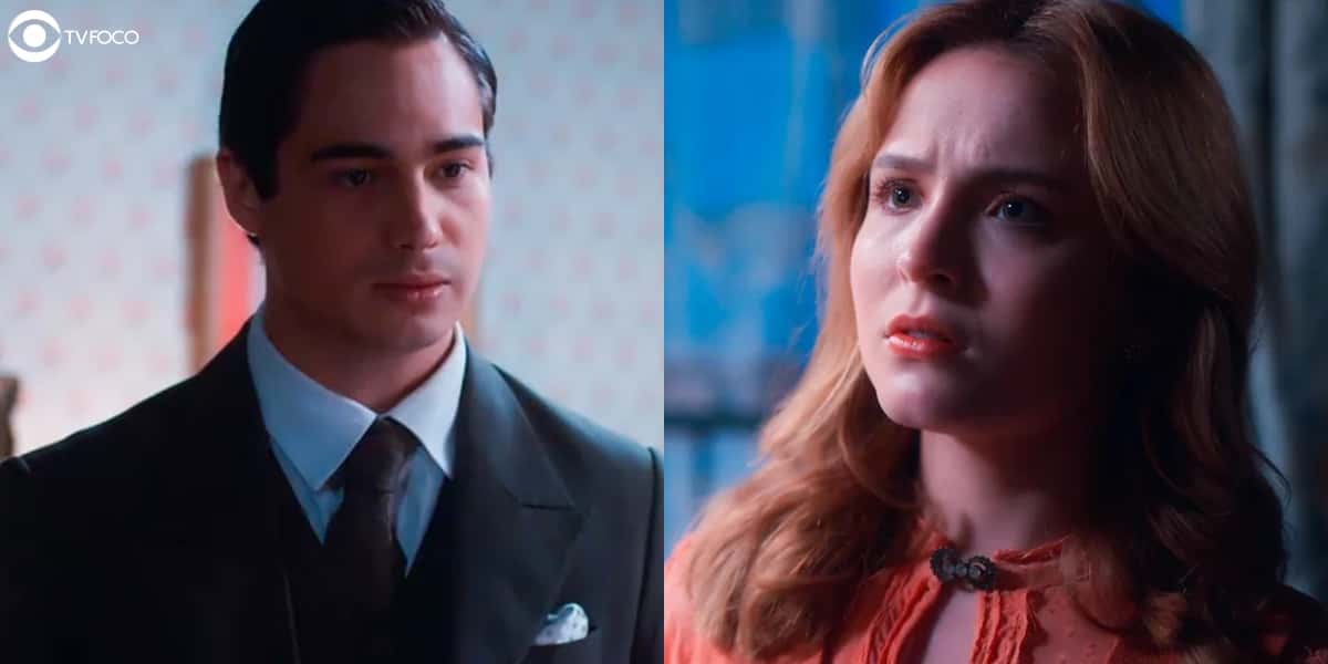 Joaquim é obrigado a acabar com noivado em Além da Ilusão (Foto: Montagem/Thais Teles/Reprodução/Globo)