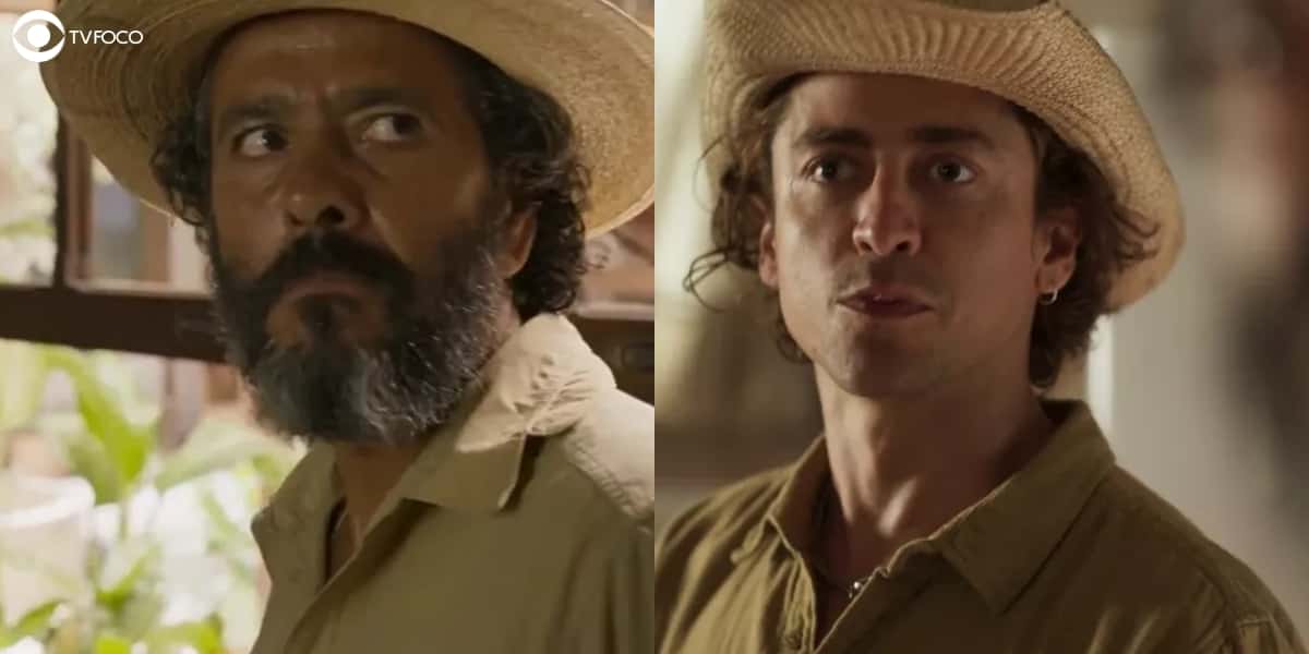 José Leôncio e Jove em Pantanal (Foto: Montagem/Thais Teles/Reprodução/Globo)