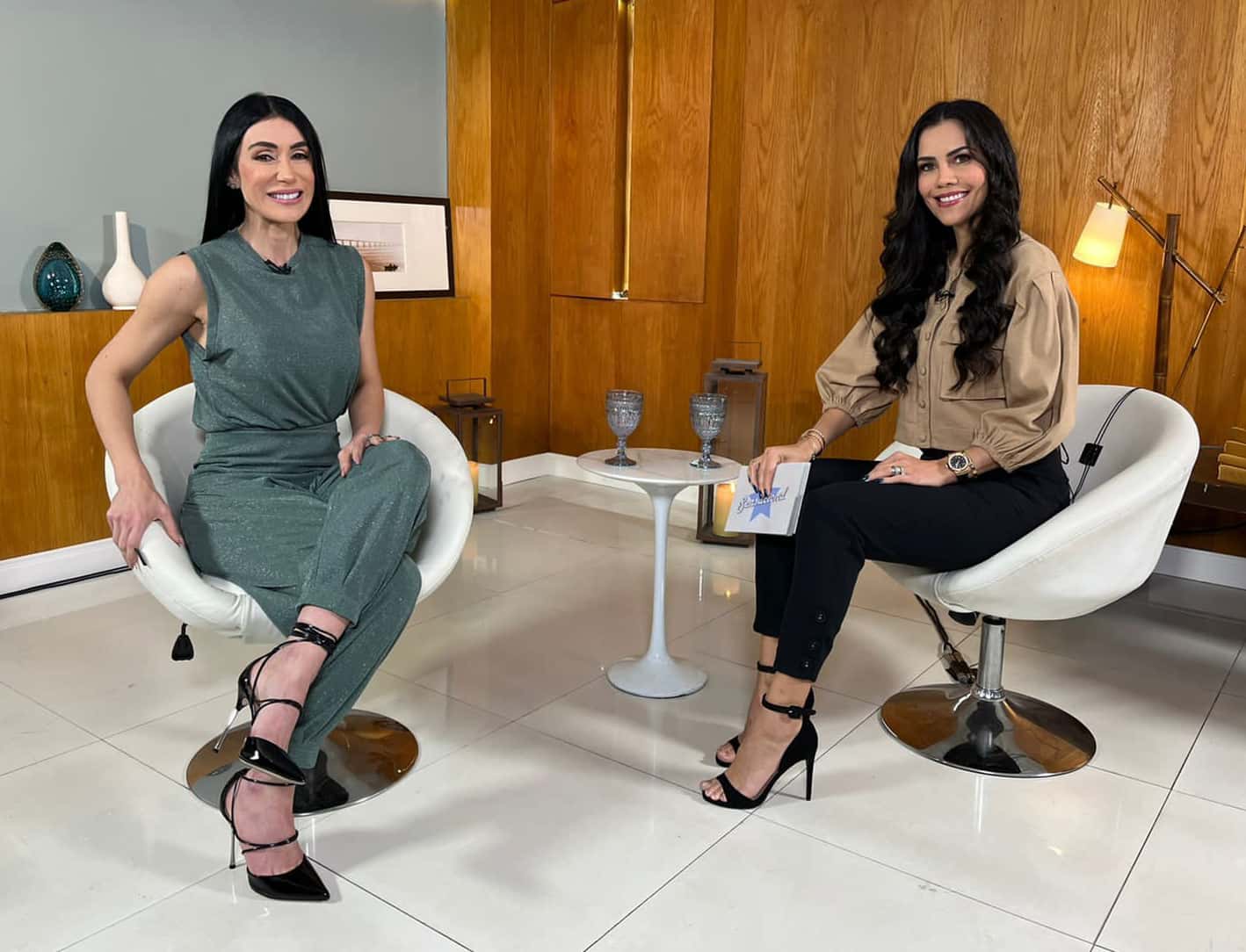 Michelle Barros e Daniela Albuquerque (Foto: Divulgação/RedeTV!)