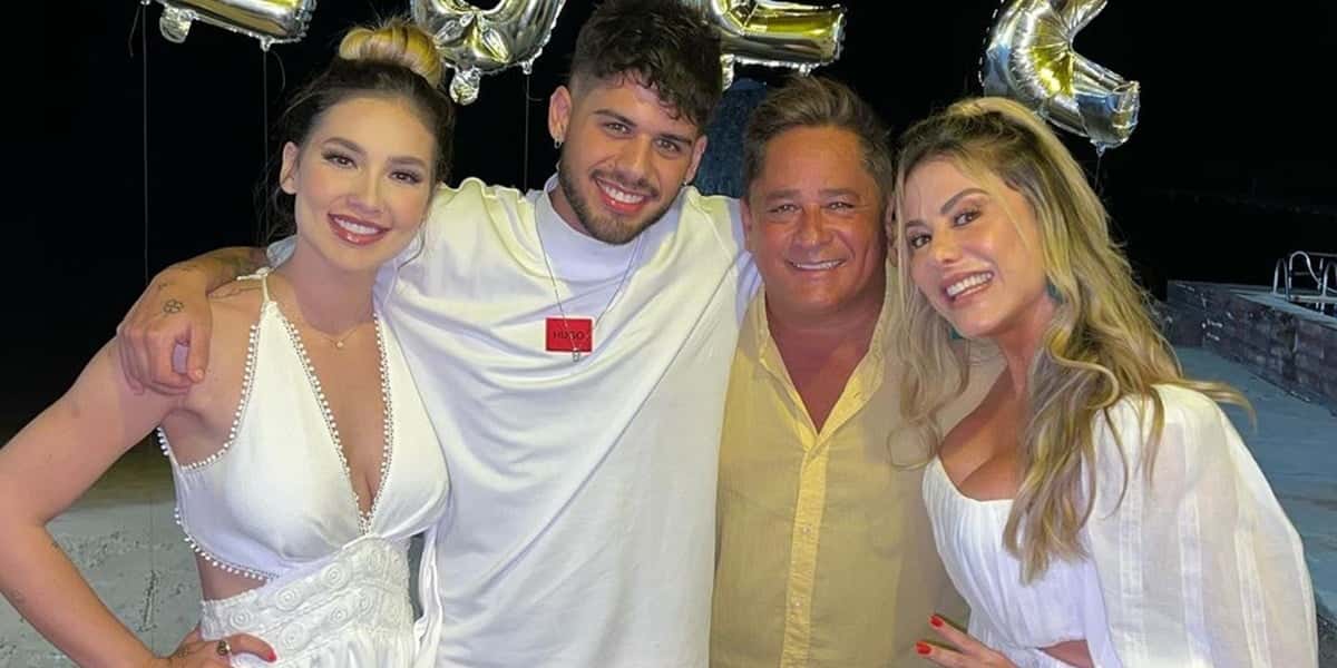 Virgínia, Zé Felipe, Leonardo e Poliana Rocha (Foto: Reprodução / Instagram)