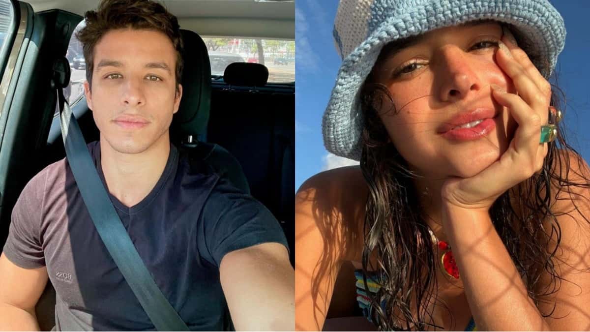 Ricky Tavares, o Inácio de "Além da Ilusão" e Bruna Marquezine (Reprodução/ Instagram)
