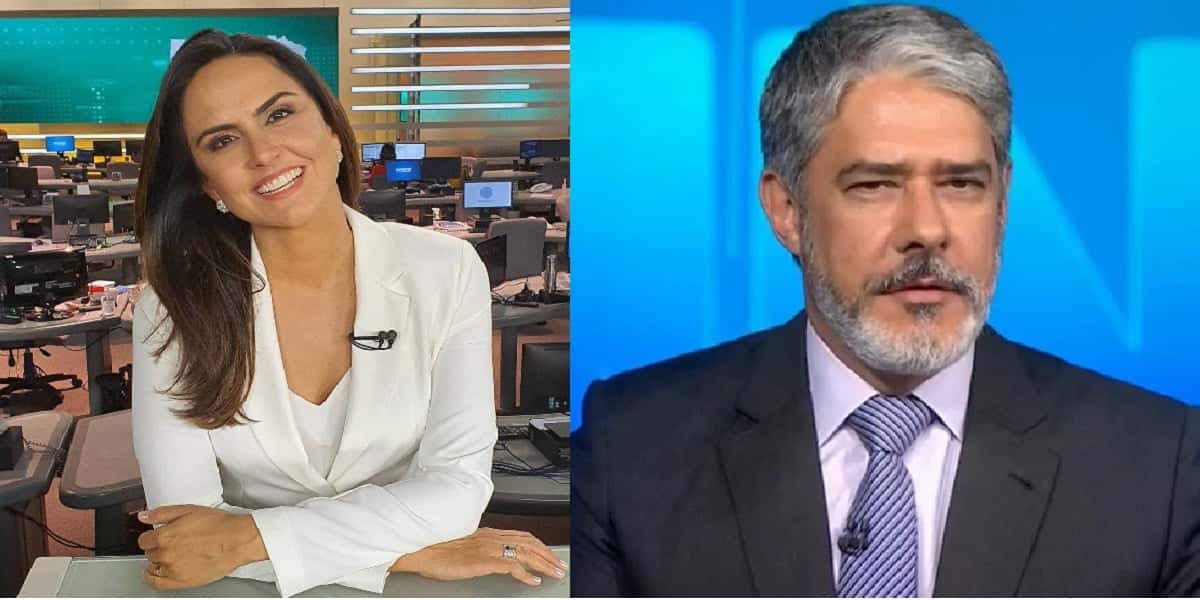 Carla Cecato e William Bonner (Foto: Divulgação)