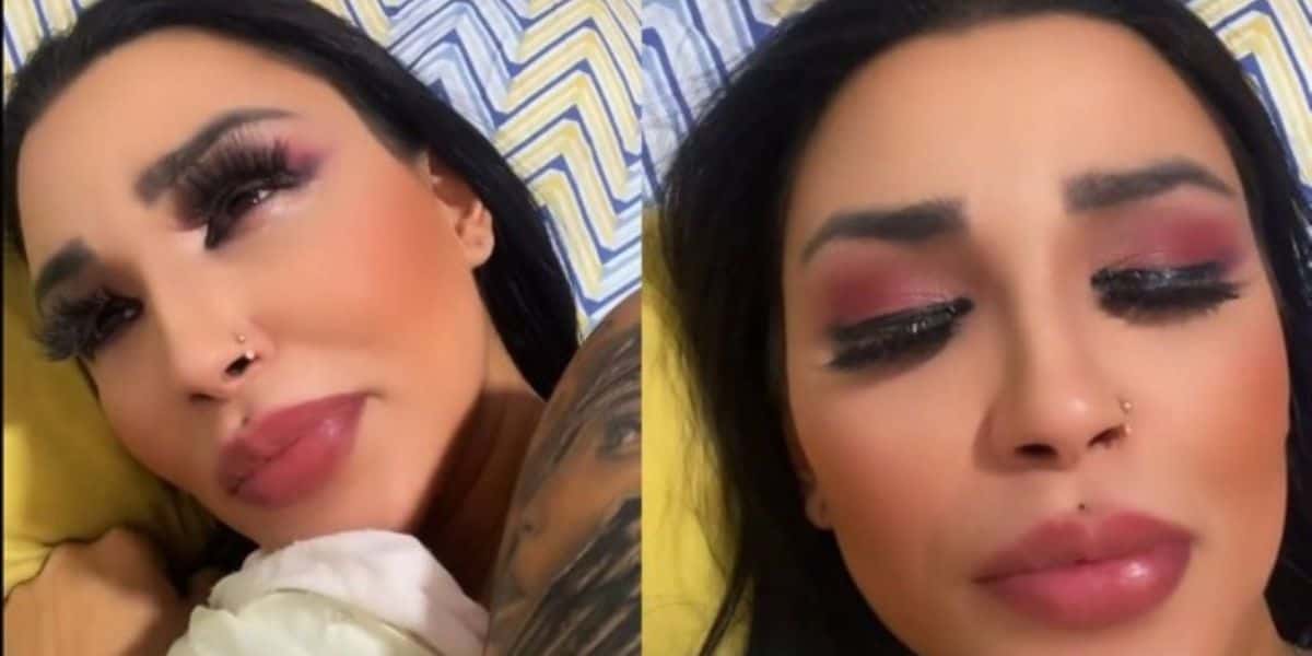 Filha de Gretchen surge aos prantos após brigar publicamente com a herdeira: "Sofrendo com injustiça" - Reprodução