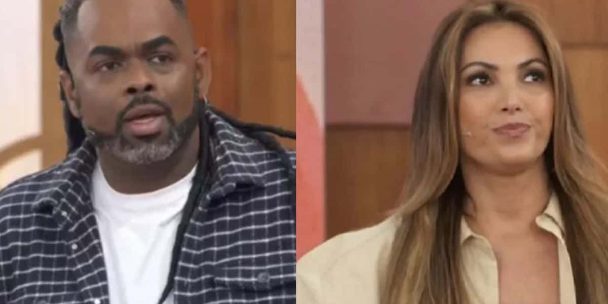 Patrícia Poeta da corte em Manoel Soares e vira vexame na internet (Foto: Reprodução)
