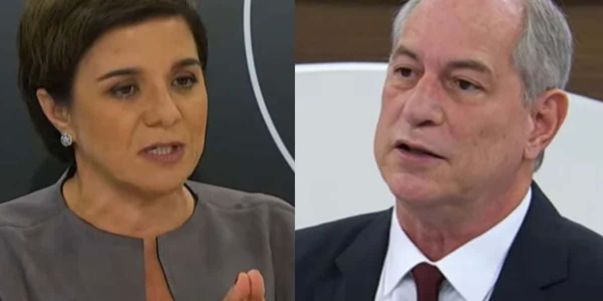 Climão: Ciro Gomes bate boca ao vivo com Vera Magalhães: 'Por que essa hostilidade?' - Foto: Reprodução: Programa Roda Viva