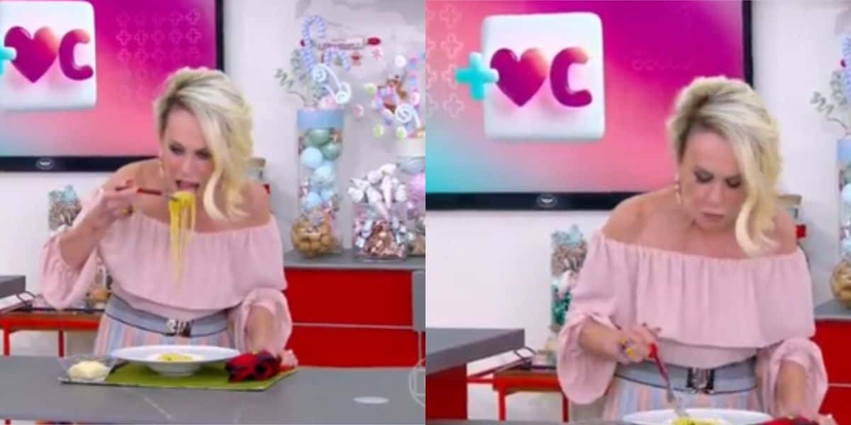 Ana Maria não gostou da receita do chef italiano (Reprodução - Globo)