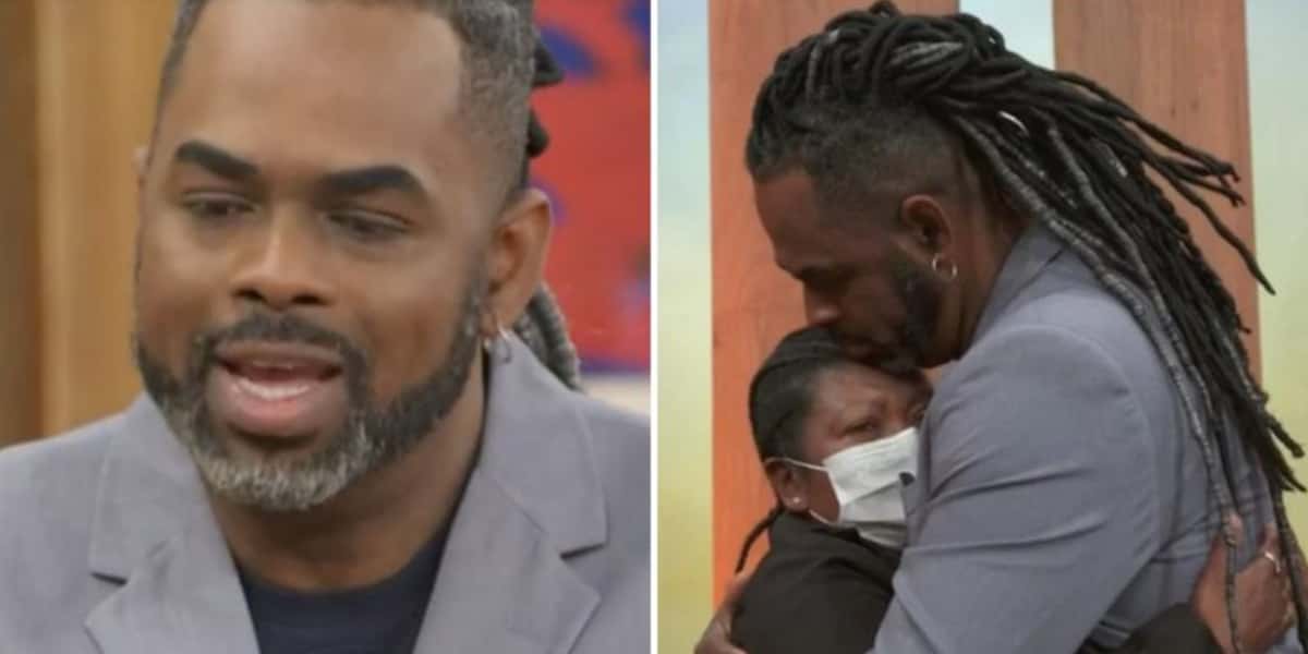 Manoel Soares se emocionou mais uma vez durante o Encontro (Imagem: Montagem)