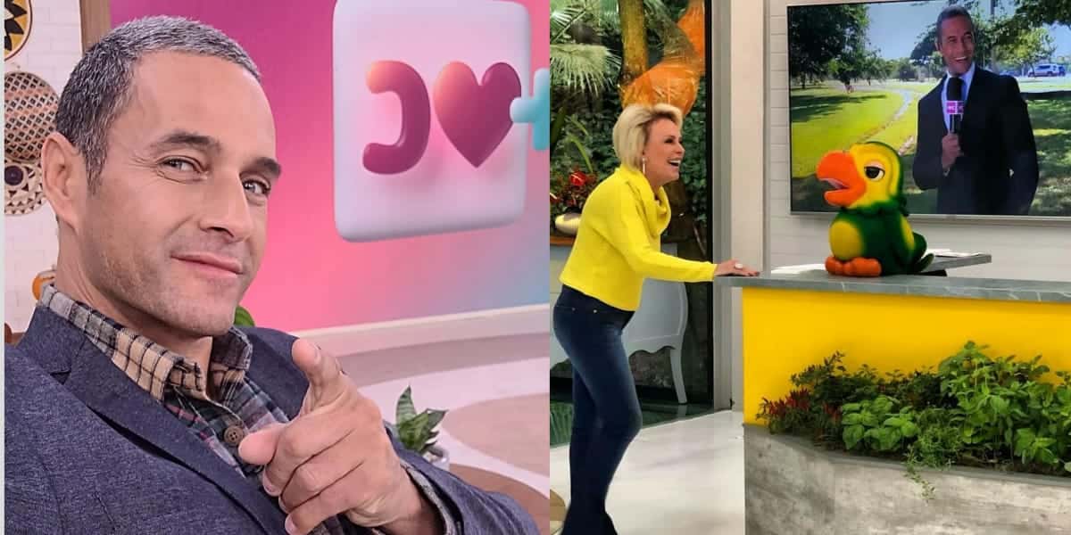 Fabrício Battaglini, repórter de Ana Maria, fala sobre relação (Reprodução: Montagem TV Foco)
