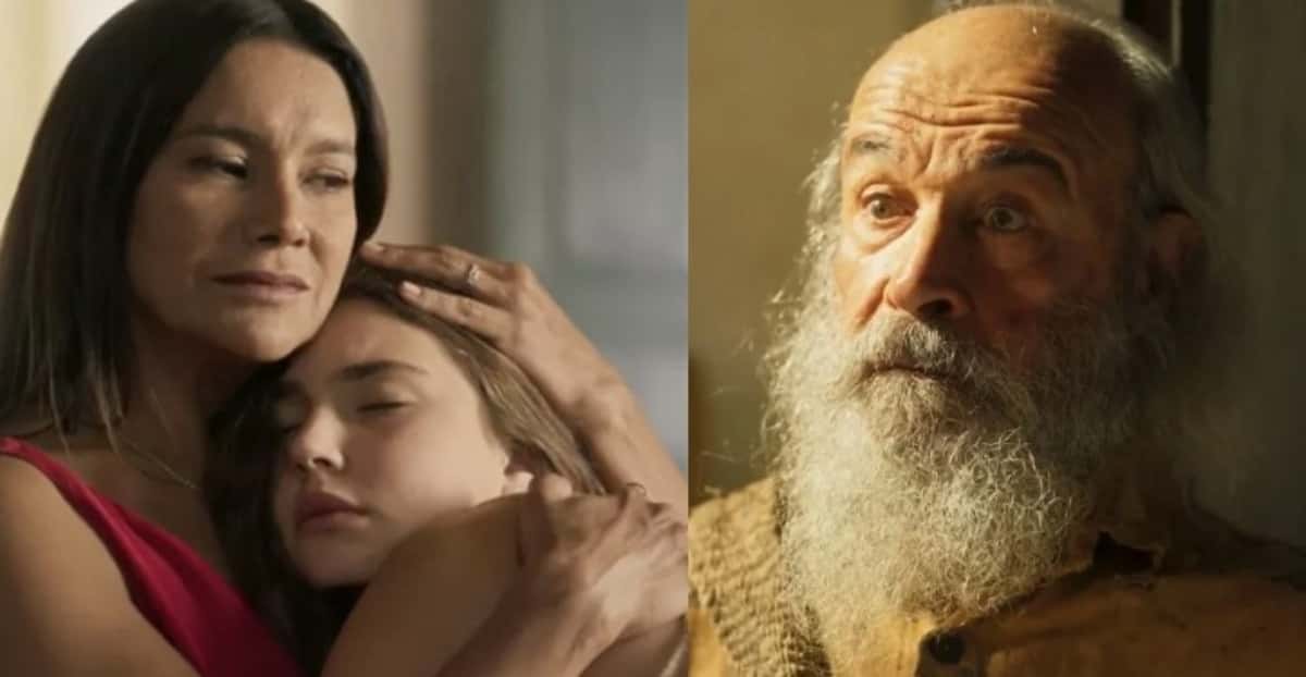 Filó (Dira Paes) decidirá ter uma conversa franca com Juma (Alanis Guillen) em pantanal e o Velho do Rio (Osmar Prado) entra em ação (Foto: Reprodução / Globo)