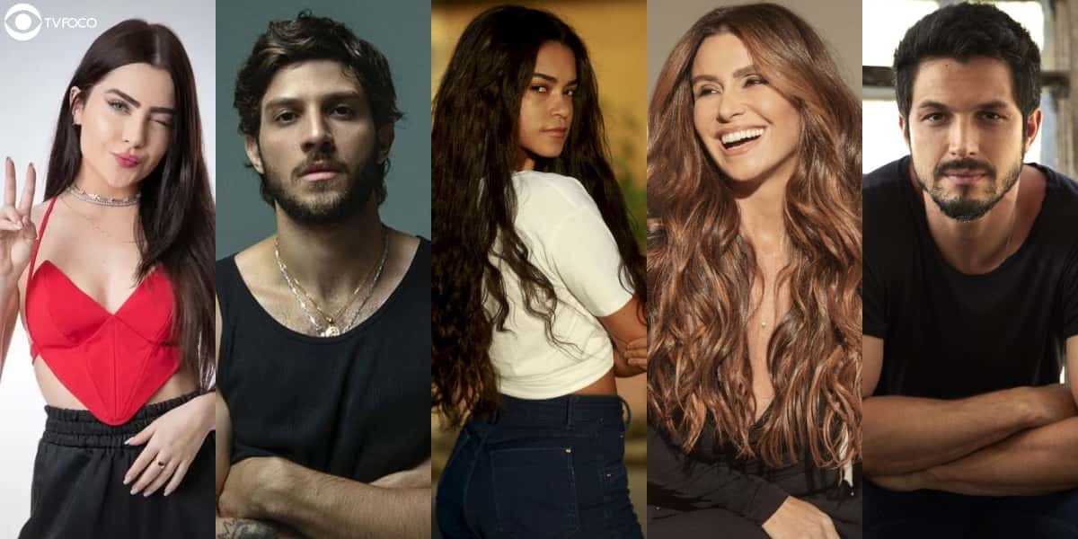 O elenco prévio de Travessia (Foto: Reprodução/Montagem/Thais Teles)