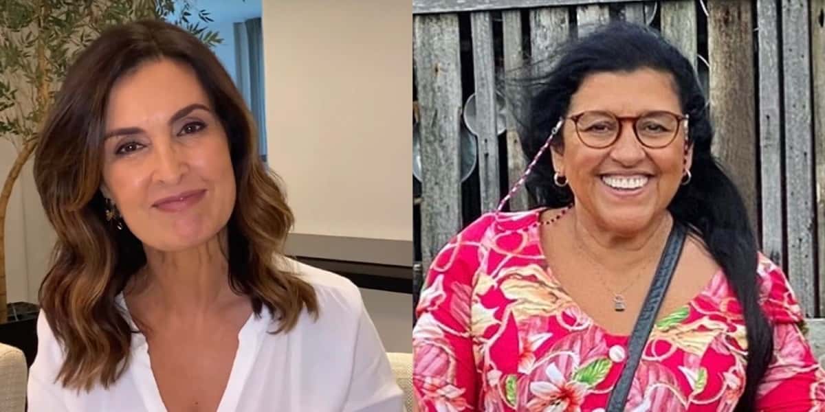 Fátima Bernardes e Regina Casé (Foto: Reprodução)
