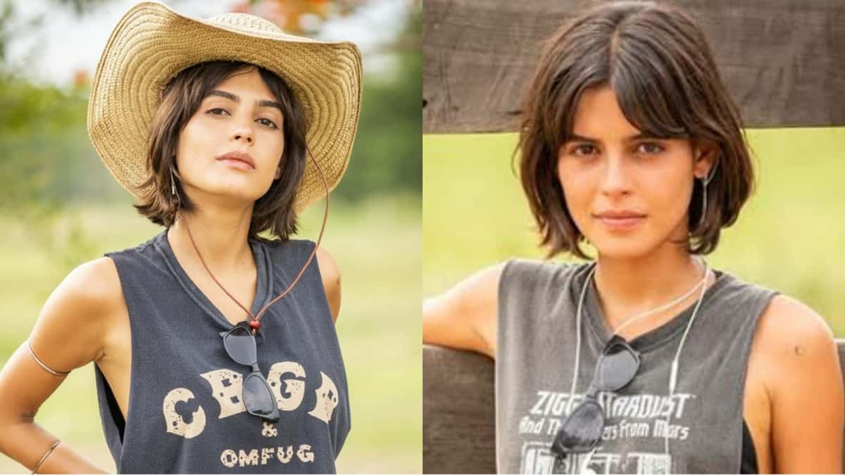 Julia Dalavia dá vida à livre Guta de "Pantanal" (Divulgação/ Globo)
