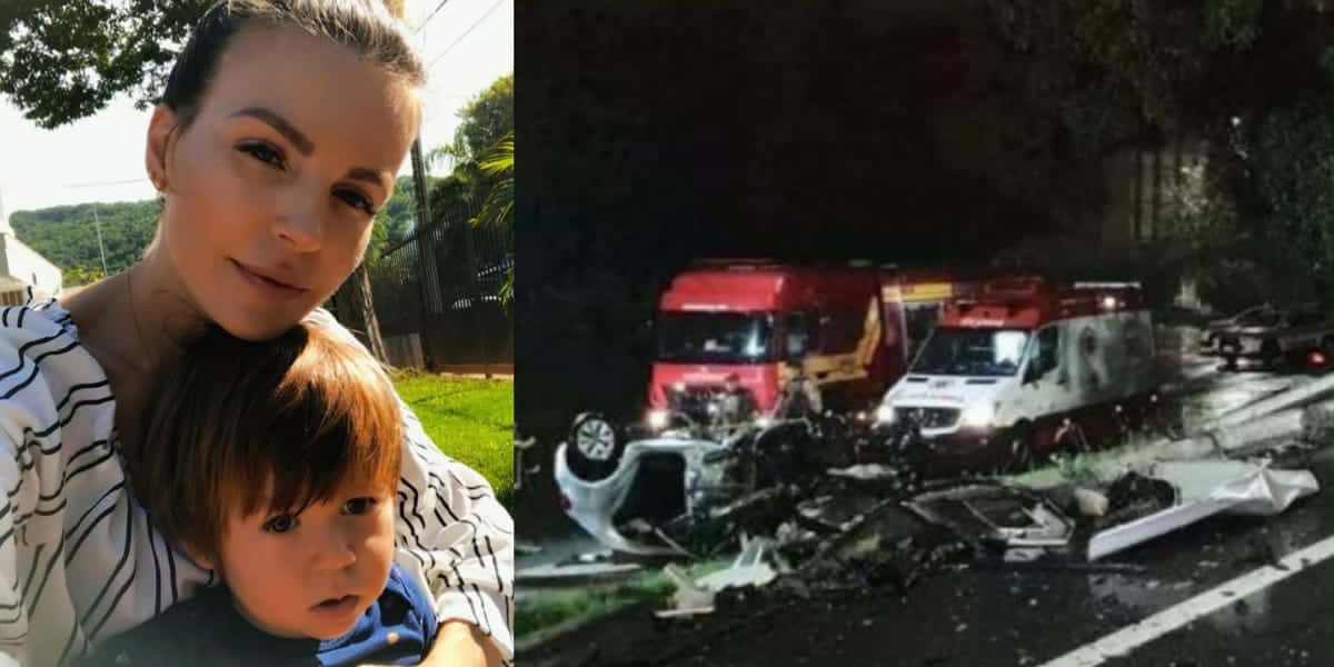 Apresentadora Mariana de Abreu e o filho, Ricardo, sofrem acidente fatal nesse domingo (Foto: Reprodução)