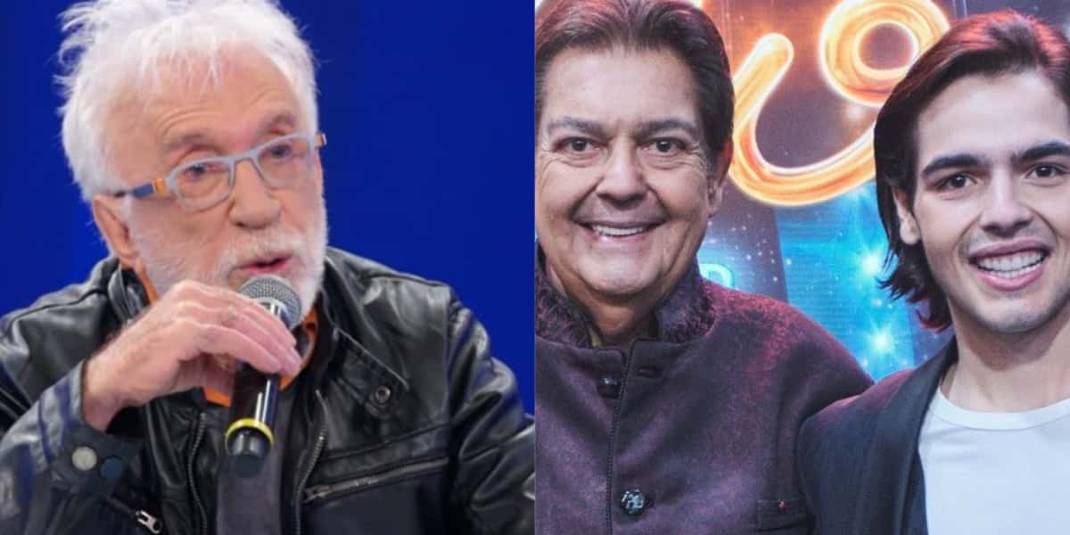Moacyr Franco se rendeu em elogios para o filho de Faustão (Foto: Reprodução)