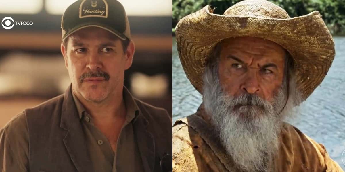 Tenório e o Velho do Rio ainda terão confronto final em Pantanal (Foto: Reprodução/Globo/Colagem/Thais Teles)