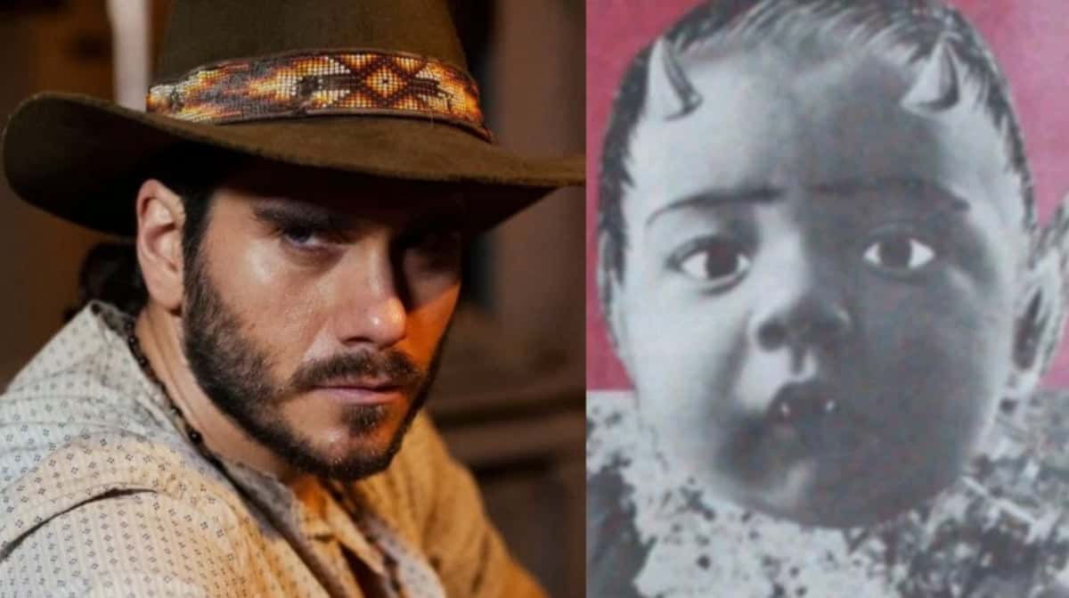 Trindade (Gabriel Sater) em Pantanal: história do bebê-diabo foi tema de jornal em 1975 (Foto: Reprodução / Internet / Globo)