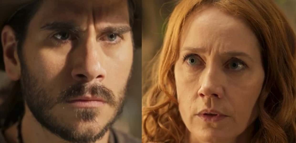 Trindade (Gabriel Sater) será possuído pelo demônio e revelará uma ameaça contra sua amada em Pantanal (Foto: Reprodução / Globo)