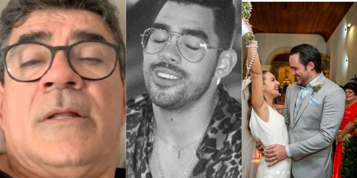 Pai de Gabriel Diniz rompe o silêncio e fala pela 1º vez, após ver ex-noiva do cantor se casar com empresário - Reprodução