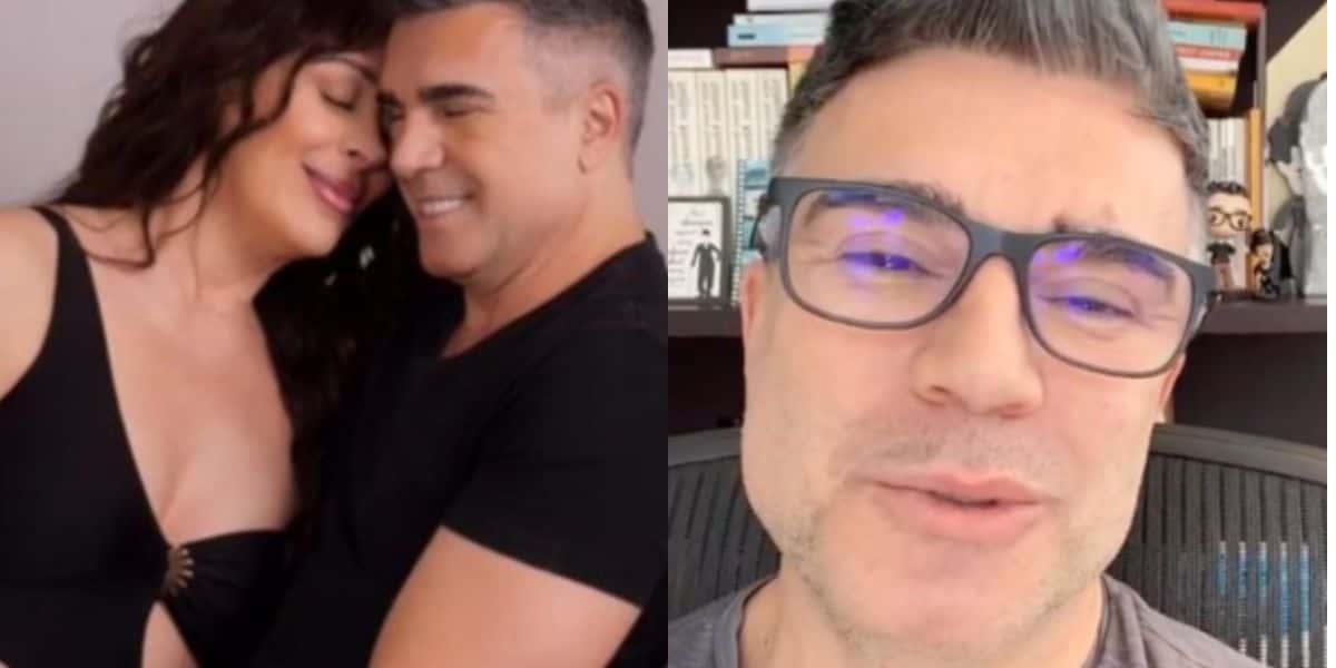 Marido de Claudia Raia quebra silêncio sobre gravidez da esposa aos 55: "Não imaginava que seria essa onda" - Reprodução