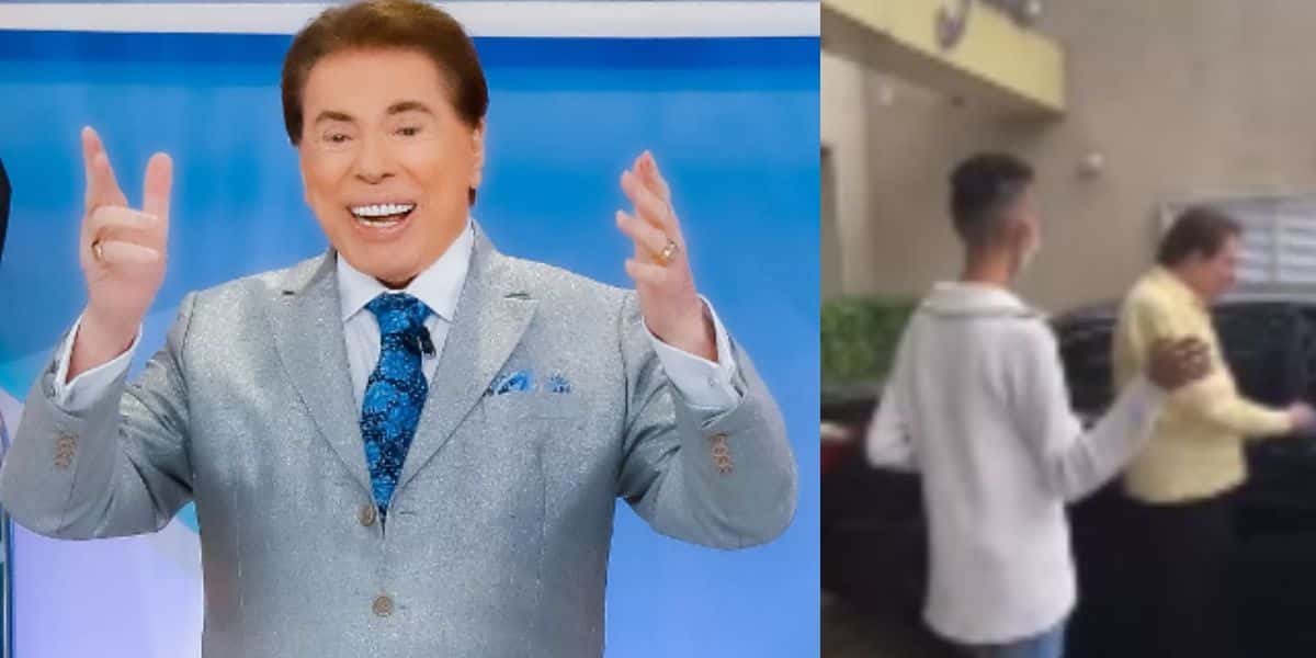 “Vim do Rio de Janeiro”, Silvio Santos não cede, nega fotos com fila “montada” e entra em carro ao fazer gesto - Foto: Reprodução