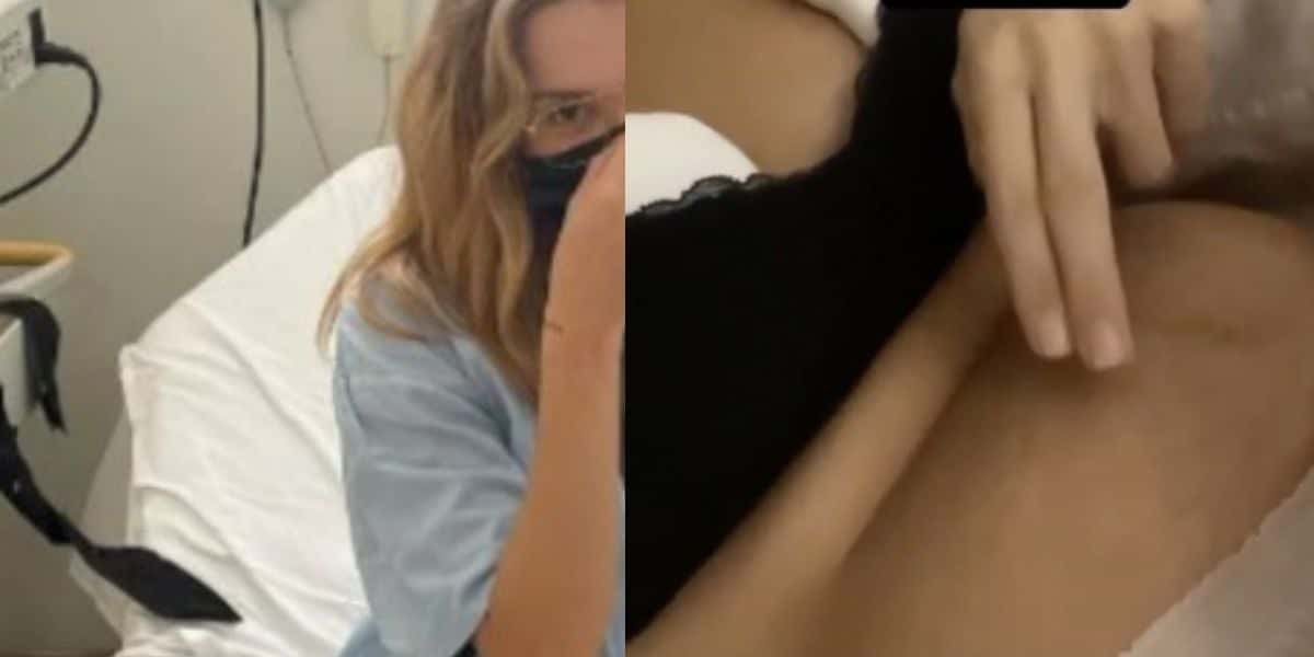 Filha do Xuxa surpreende ao mostrar como está a barriga após dar a luz a gêmeos: “É estranho” – Reprodução