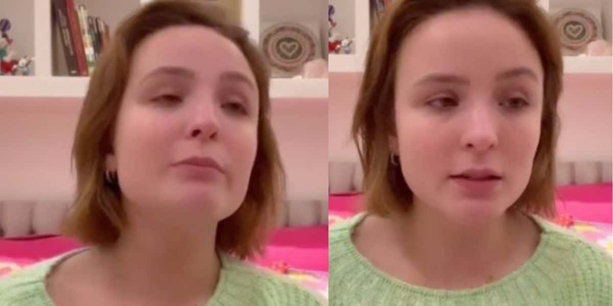 Larissa Manoela desabafa em vídeo após confirmar diagnóstico de doença: "O que está acontecendo comigo?" - Reprodução