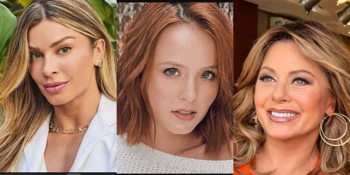 As atrizes Grazi Massafera, Larissa Manoela e Vera Fischer (Reprodução)