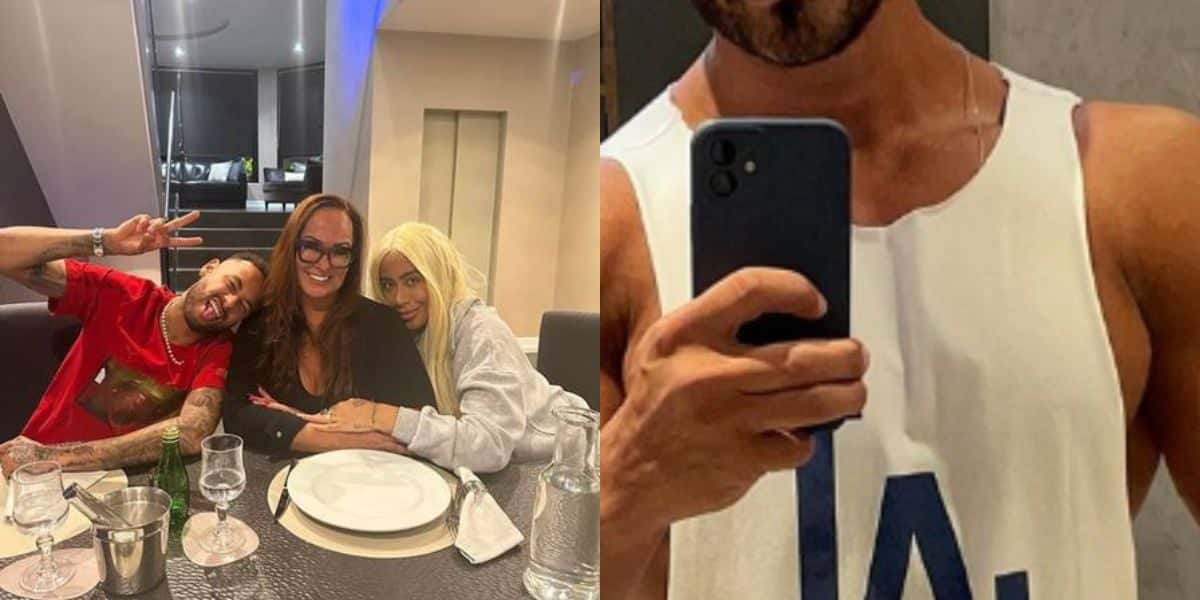 Nadine Gonçalves com filhos e novo namorado (Reprodução Instagram)