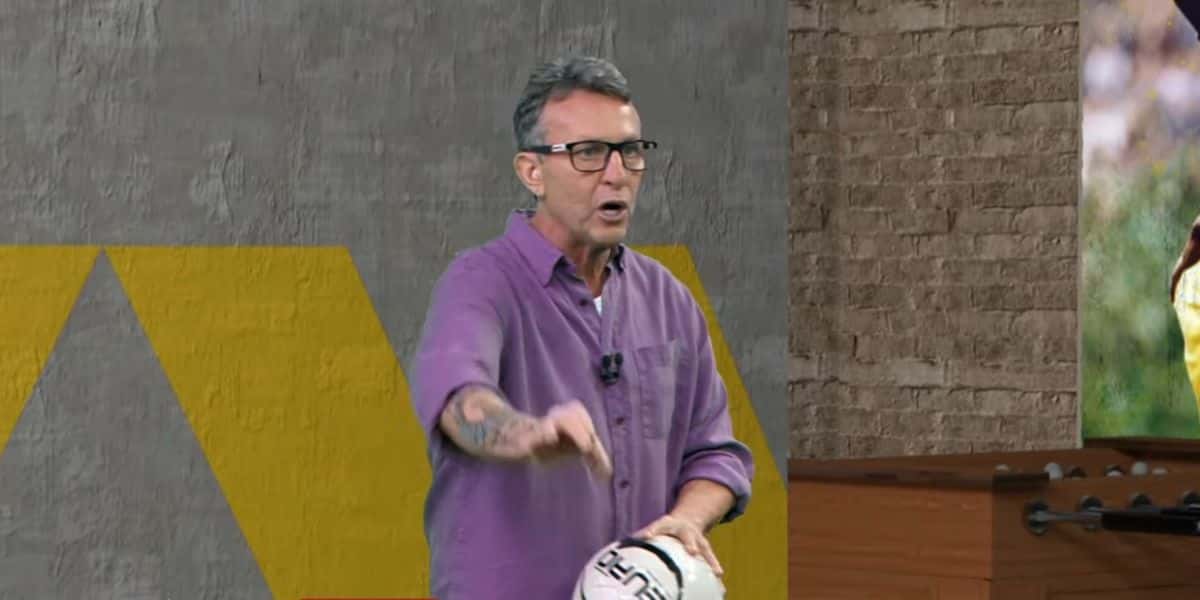 Neto no "Os Donos da Bola" (Reprodução Instagram)
