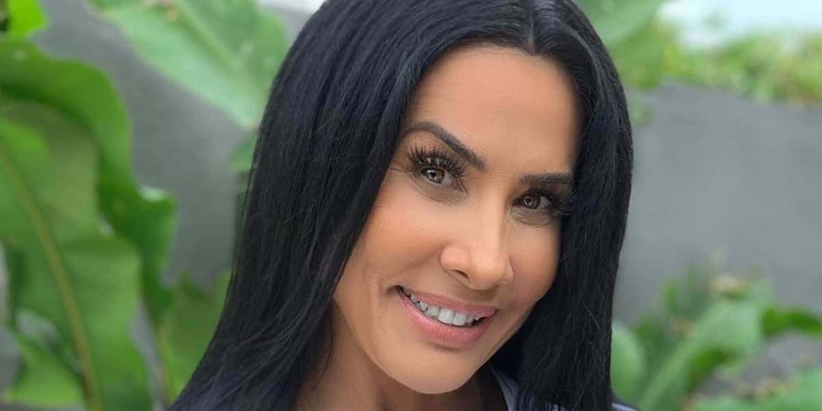 Scheila Carvalho mostra corpão sarado (Foto: Reprodução)