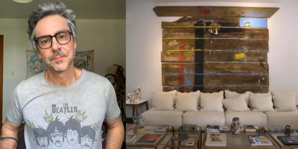 Alexandre Nero abriu sua casa e mostrou decoração exótica (Reprodução: Montagem TV Foco)