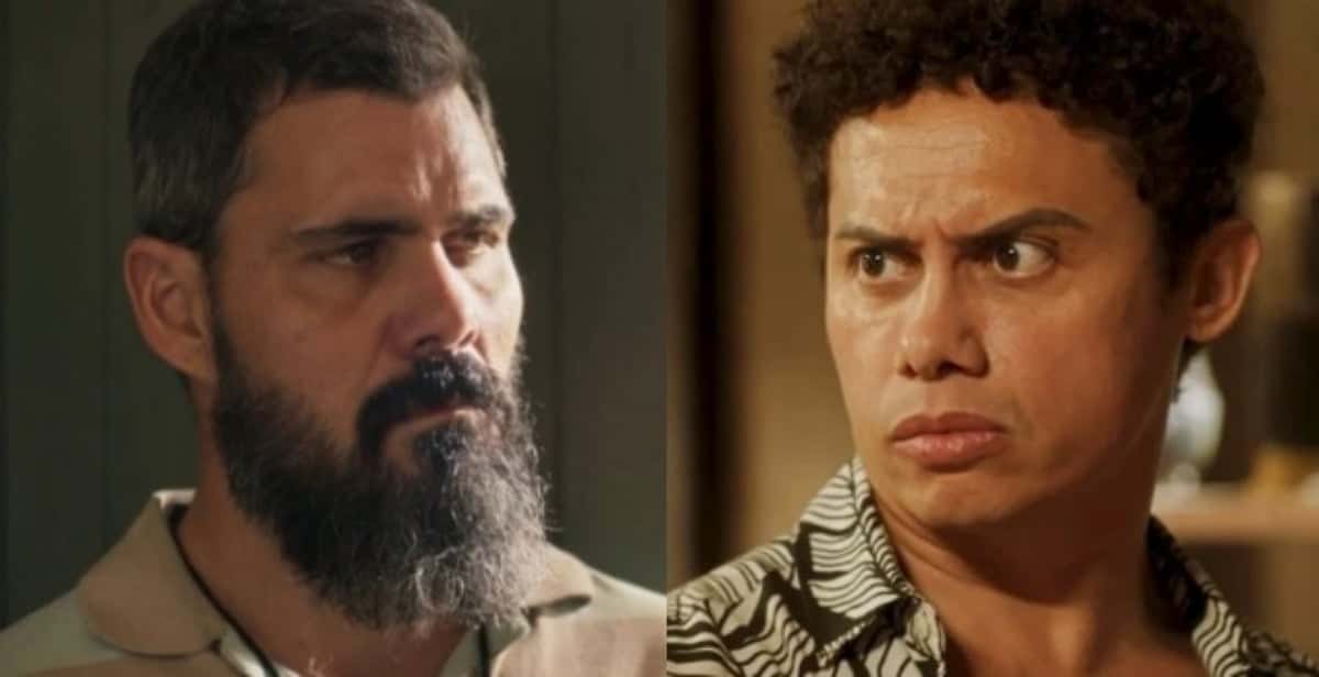 Pantanal – Alcides tenta guardar segredo sobre abuso que sofreu de Tenório, mas acaba se abrindo à Zaquieu: "Currado" (Foto: Reprodução / Globo)