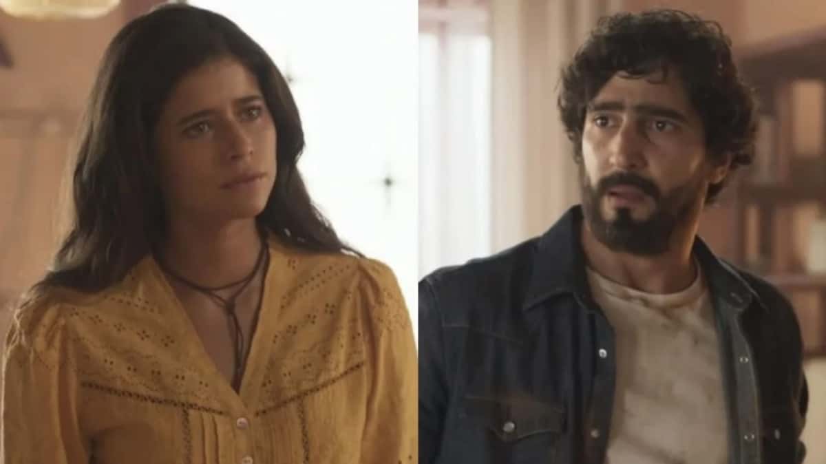Mar do Sertão - Candoca (Isadora Cruz) dá basta, pede divórcio de Tertulinho (Renato Góes) e decide recomeçar a vida com Zé Paulino (Sergio Guizé) (Foto: Reprodução / Globo)