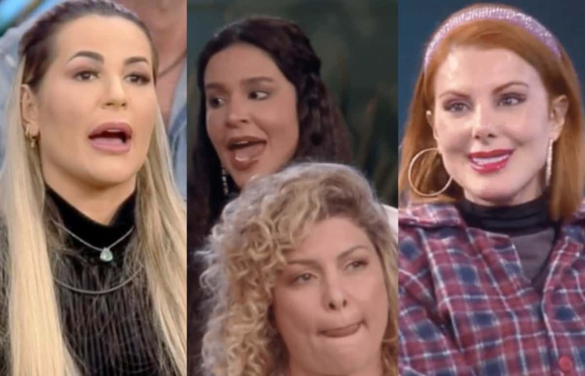 A Fazenda 14: Formação da roça tem barraco e Deolane trocando farpas com Kerline e Deborah: "Cala a boca praga" (Foto: Reprodução / Record TV / Montagem TV Foco)