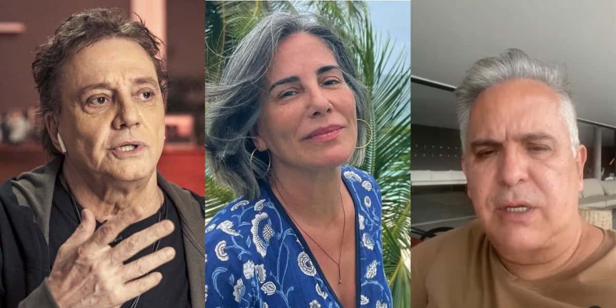 Fábio Jr., Glória Pires e Orlando Morais - Foto: Reprodução