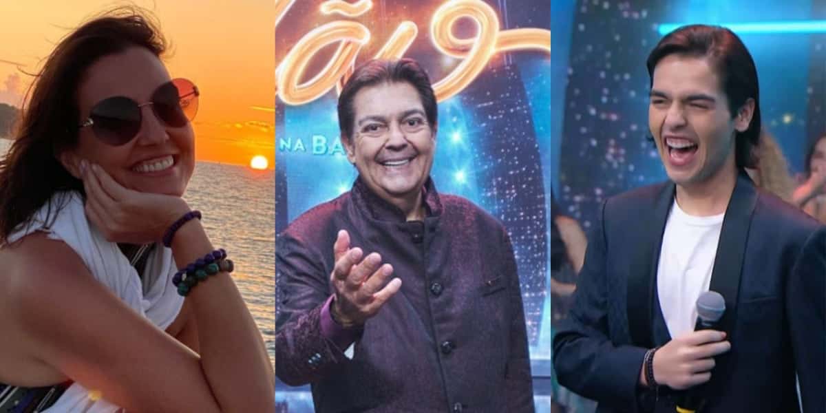 Faustão, esposa e o filho, João Guilherme - Foto: Reprodução