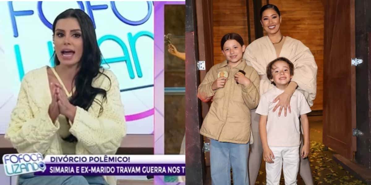 Fofocalizando levanta escândalo familiar, ao vivo, no SBT e diz o que Simaria está fazendo com os filhos - Foto: Reprodução