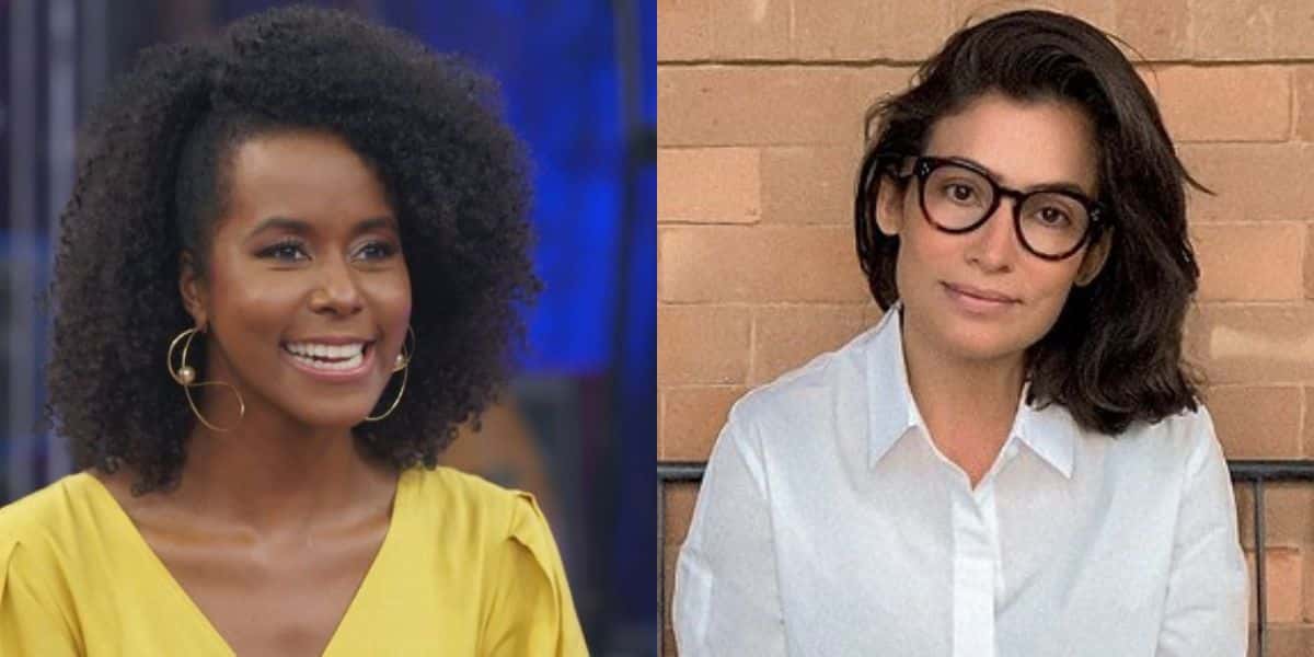 Maju Coutinho e Renata Vasconcellos (Montagem: TV Foco)