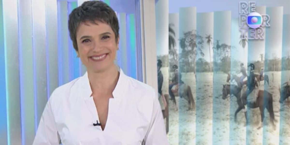 Sandra Annenberg no "Globo Repórter" (Foto: Reprodução/Instagram)