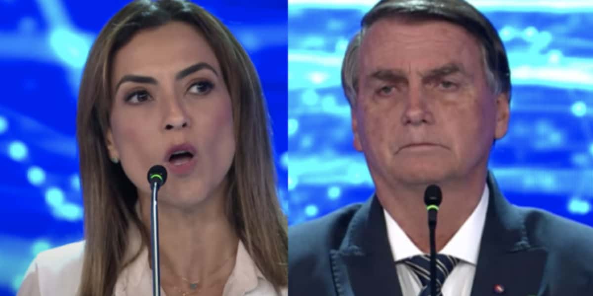 Soraya acabou atacando Bolsonaro no SBT (Foto: Reprodução)