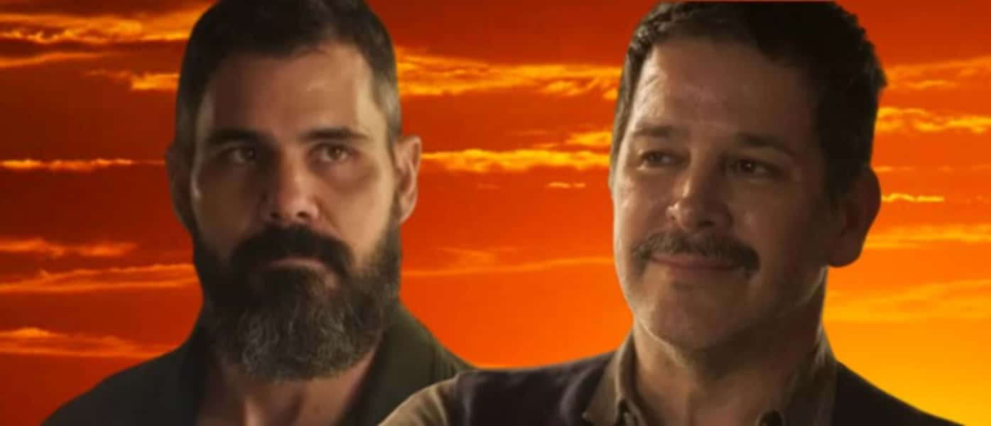 Pantanal – Alcides (Juliano Cazarré) se enche de desgosto após ser 'capado' por Tenório (Murilo Benício): "Fez de mim um frouxo" (Foto: Reprodução / Globo / Montagem TV Foco)